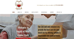 Desktop Screenshot of angelsatheartseniorcare.com